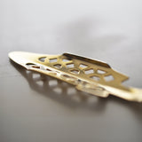 Stained Glass Window Absinthe Spoon, Gold-Plated