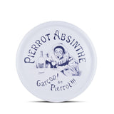 Absinthe Pierrot French Melamine Tray, 12" Diameter