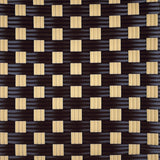 Lyon French Bistro Rattan Planter with Stand (Flower Box) - Large Squares - Gold/Black