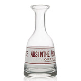 "Absinthe Bonnecaze" French Bistro Glass Water Carafe
