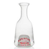Bonnecaze French Bistro Glass Loupe Water Carafe, in Blue/White/Red
