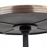 Green Granite French Bistro Table, Bar Height, 24" Diameter