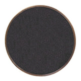 Black Granite French Bistro Table, 20" Diameter