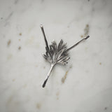 Grande Wormwood Leaf Absinthe Grille by Kirk Burkett, Sterling Silver