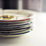 Porcelain Absinthe Saucer, 35Cts Black/Silver, with Lines
