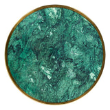 Green Granite French Bistro Table, Bar Height, 20" Diameter