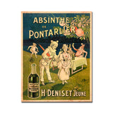 Absinthe de Pontarlier Postcard, Set of 10
