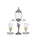 Lady Absinthe Fountain with Wings, 2 Spouts, Complete Set