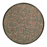 Pink & Grey Granite French Bistro Table, 24" Diameter