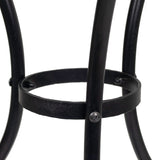 Italian Carrara French Bistro Marble Table, 28" Diameter, with 3-Legged Base