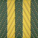 Lyon French Bistro Rattan Planter with Stand (Flower Box) - Arrows with Stripes - Green/Yellow/Gold