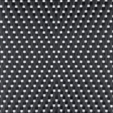 Valence French Bistro Rattan Short Stool - Small Inverted Diamonds - Black/White