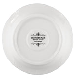 Porcelain Absinthe Coaster/Saucer, 3f, Blue/Silver, with Lines