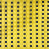 Valence French Bistro Rattan Chair - Small Squares - Yellow/Black